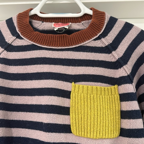 kate spade crewneck stripe sweater (US M) - Picture 3 of 8